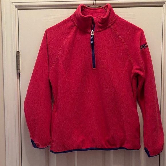 Weatherproof Kids Pink Quarter-Zip Fleece Pullover - Picture 1 of 4